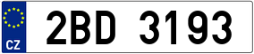 Truck License Plate